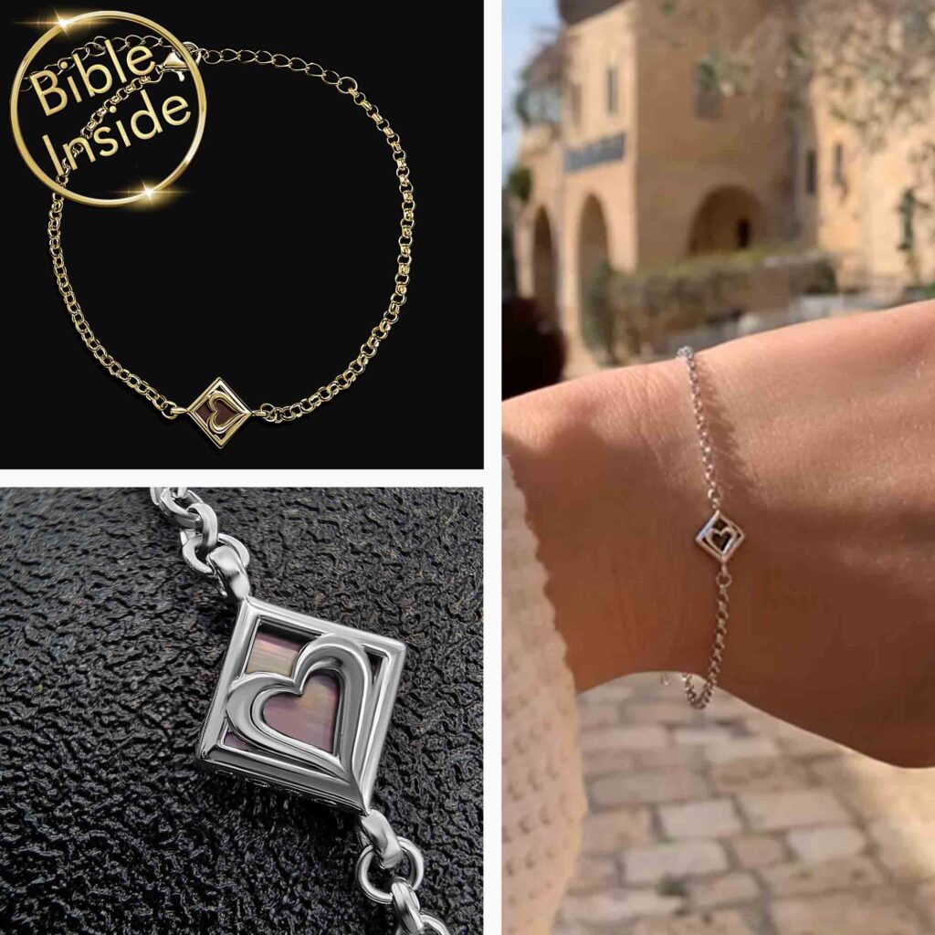 Christian Necklace Silver featuring Complete Bible Inside - My Nano Jewelry